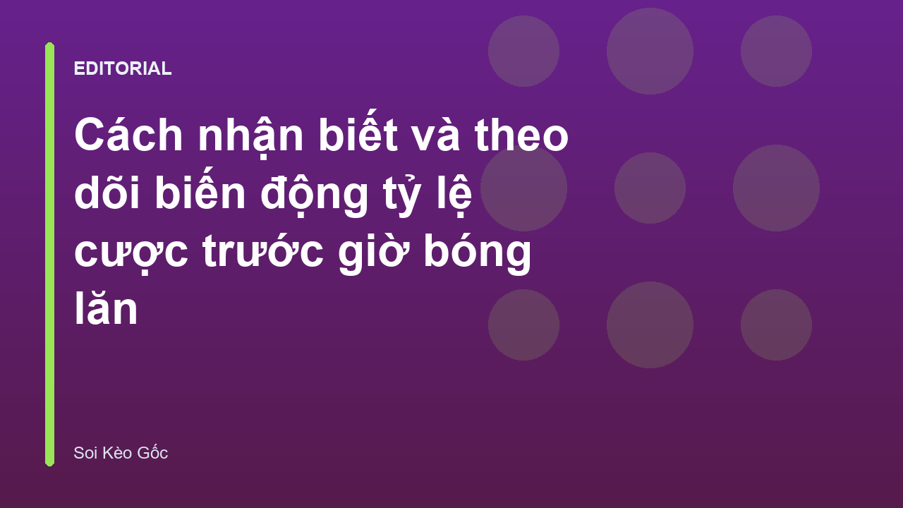 Biểu đồ minh họa biến động tỷ lệ cược trong bóng đá