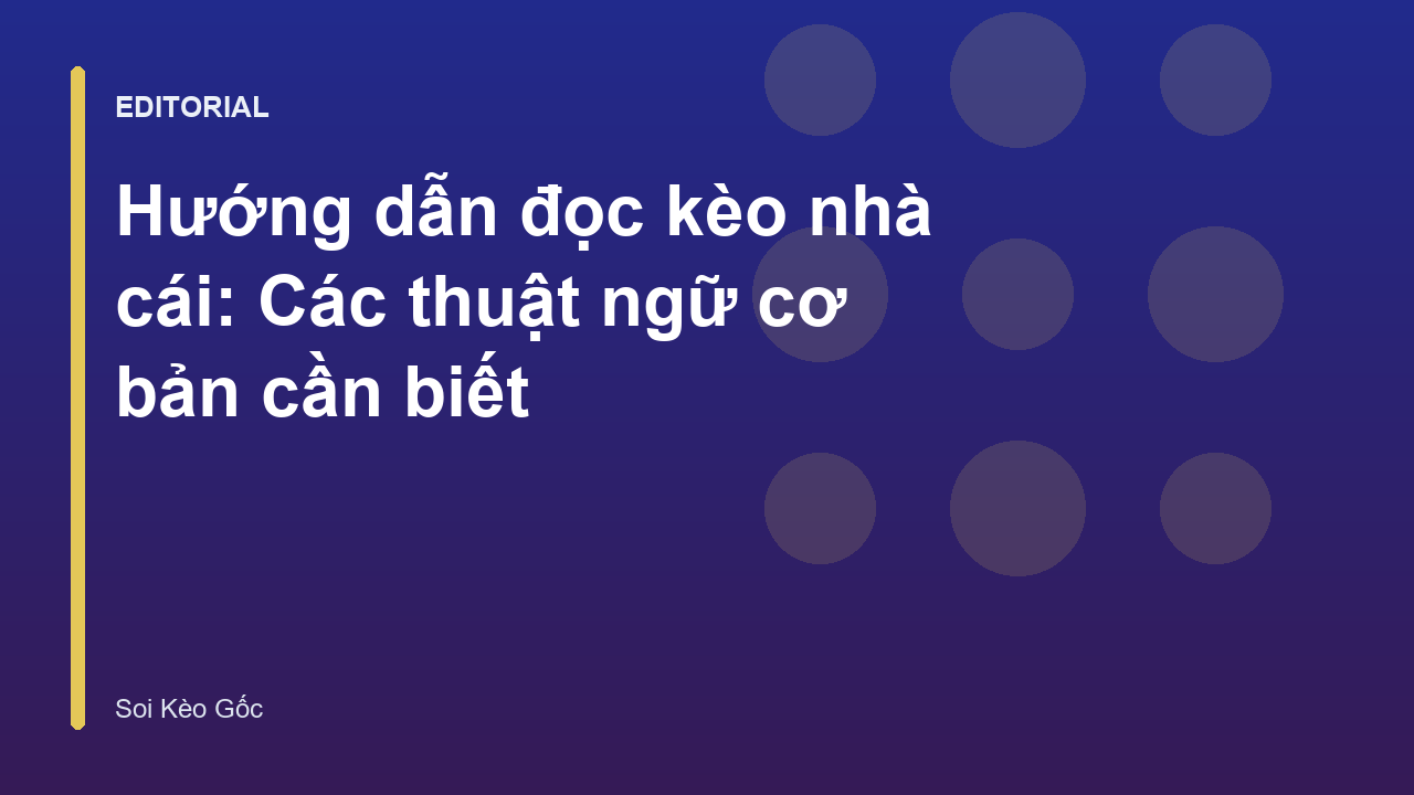 Bảng tỷ lệ kèo bóng đá trực tuyến