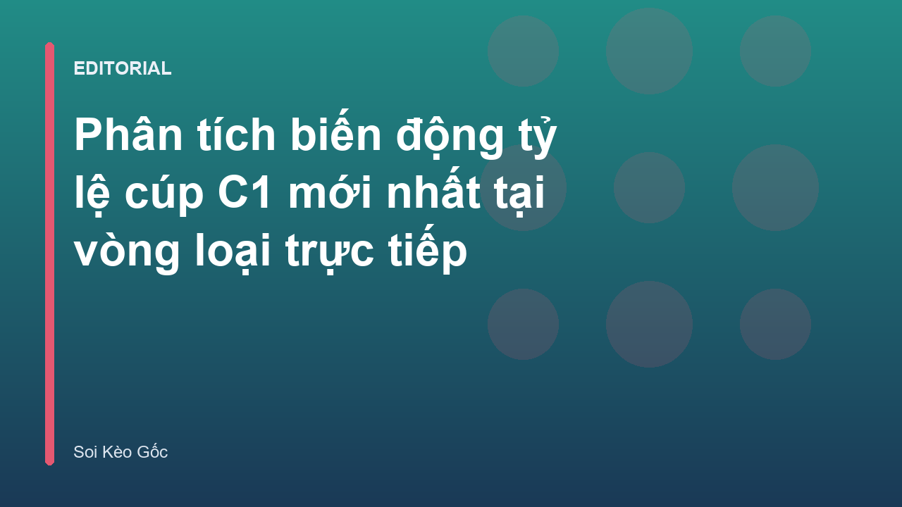 Phân tích biến động tỷ lệ cúp C1